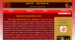 Desktop Screenshot of madridboys.es