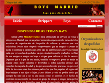 Tablet Screenshot of madridboys.es